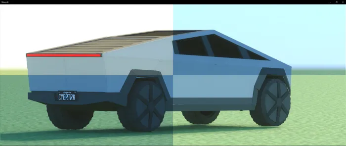 2022 Tesla Cybertruck — Minecraft mod, rasm 2