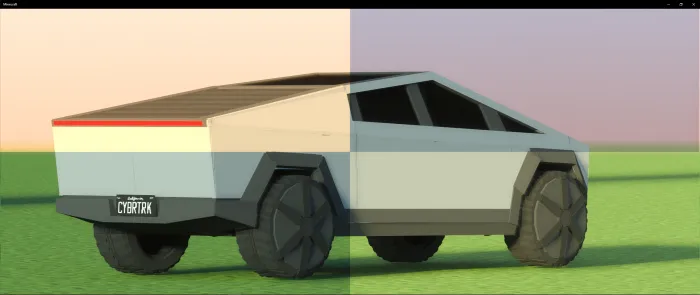 2022 Tesla Cybertruck — Minecraft mod, rasm 3