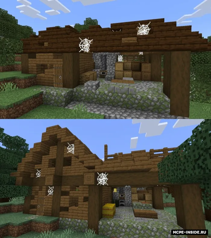 Tashlandiq va vayron bo'lgan binolar — Minecraft mod, rasm 1