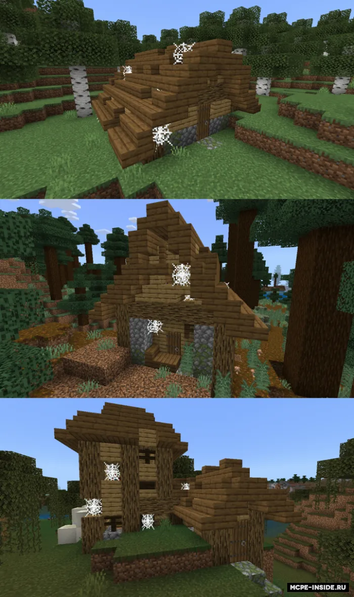 Tashlandiq va vayron bo'lgan binolar — Minecraft mod, rasm 2