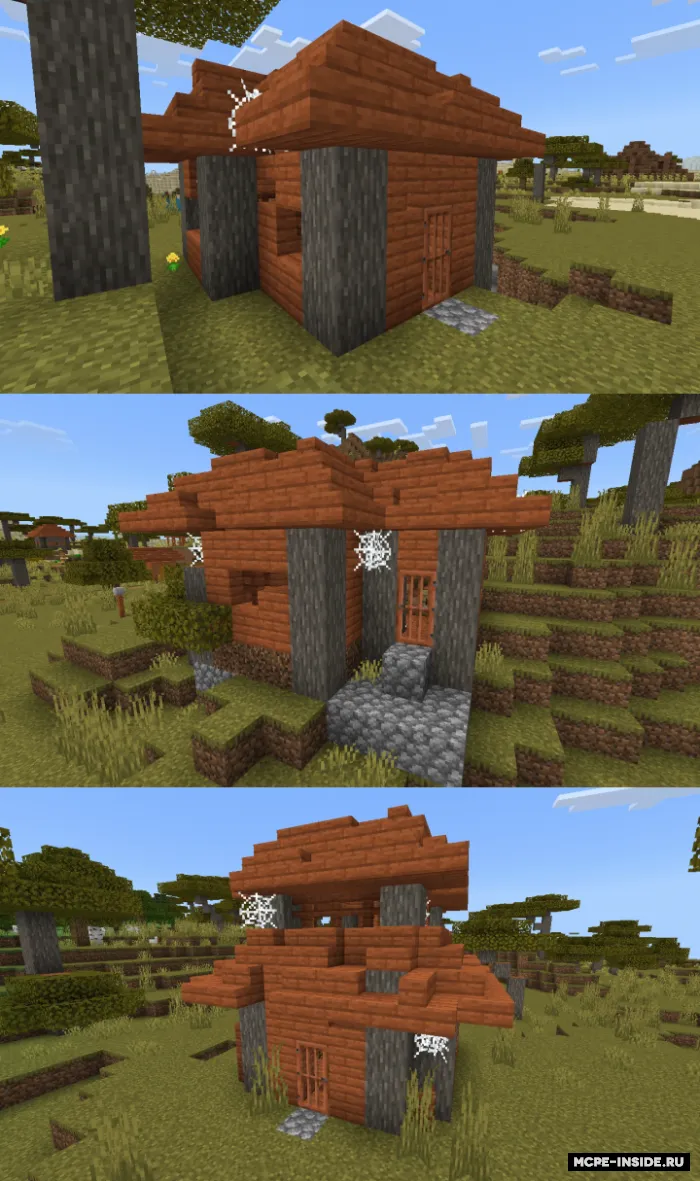Tashlandiq va vayron bo'lgan binolar — Minecraft mod, rasm 4