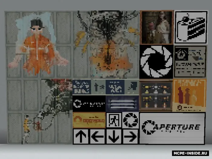 Portal 2 dekoratsiyalari — Minecraft mod, rasm 2
