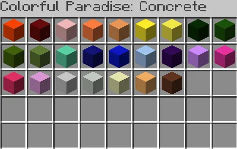 Colorful Paradise — Minecraft mod, rasm 2