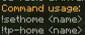 Uy o'rnatish komandasi — Minecraft mod, rasm 1