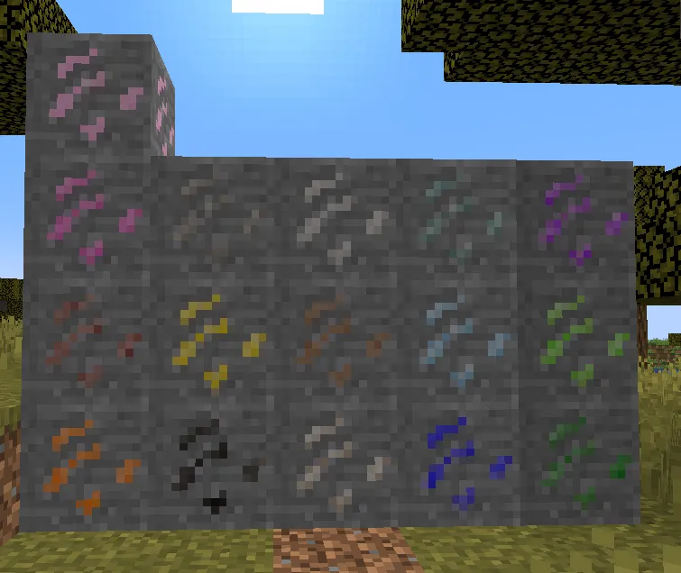 Ore Dyes — Minecraft mod, rasm 2
