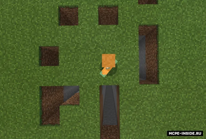 Minecraft, lekin har bir harakatda dunyo yo'qoladi — Minecraft mod, rasm 1