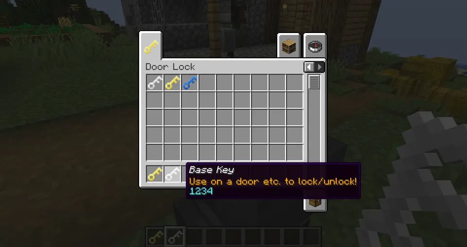 Door Lock — Minecraft mod, rasm 3