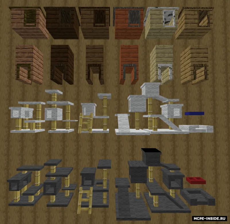 Uy hayvonlari uchun furnitura — Minecraft mod, rasm 1