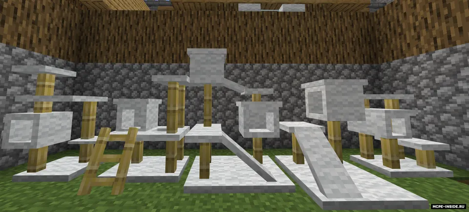 Uy hayvonlari uchun furnitura — Minecraft mod, rasm 4