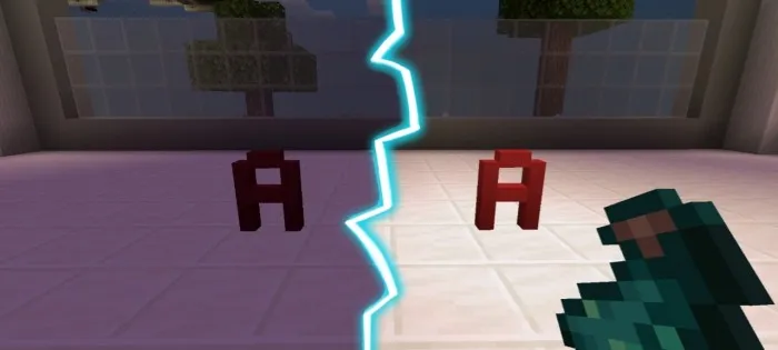 3D harflar — Minecraft mod, rasm 1