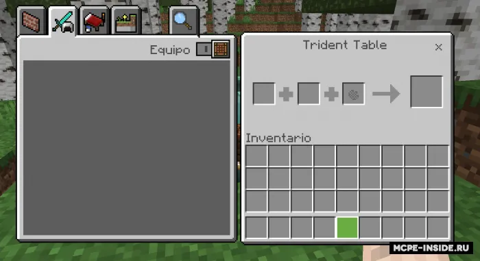 Yangi uch tishli nayzalar — Minecraft mod, rasm 2