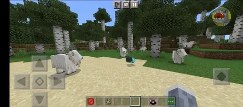 Minecraft, lekin echkilardan mega buyumlar tushadi