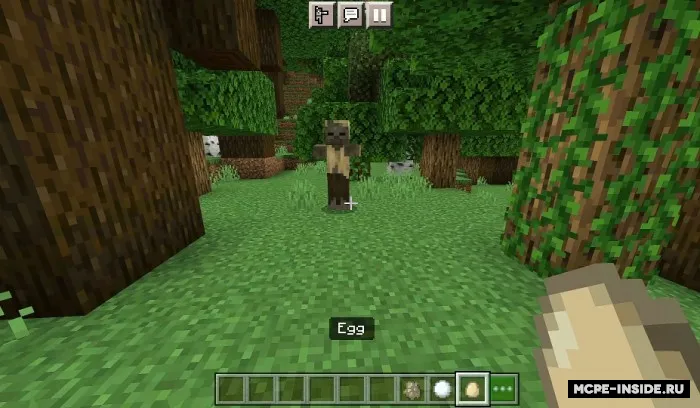 Portlaydigan tuxum va qor to'plari — Minecraft mod, rasm 2