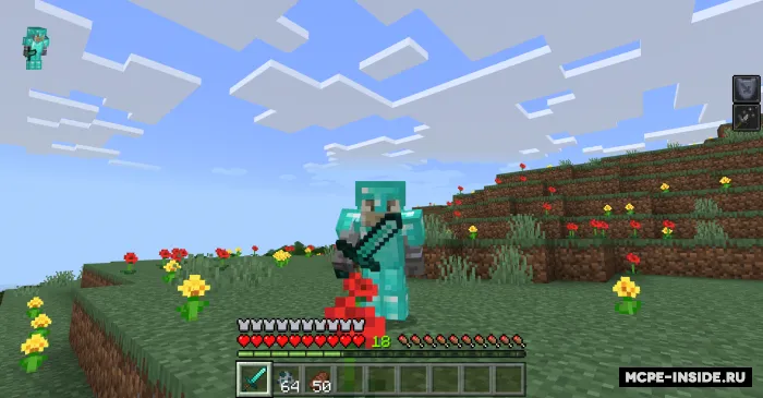 Qilich bilan bloklash — Minecraft mod, rasm 2