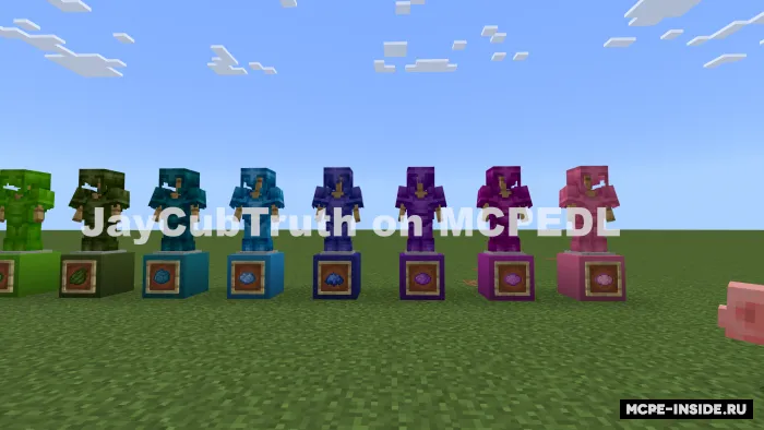 Bo'yaladigan nezerit — Minecraft mod, rasm 2