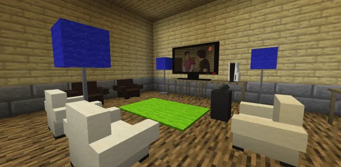 Mebel va bezaklar — Minecraft mod, rasm 4