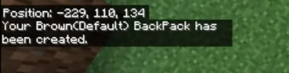 Rukzaklar — Minecraft mod, rasm 3