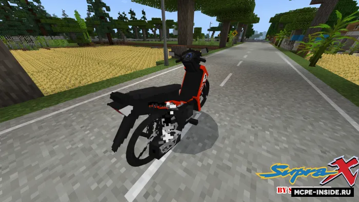 Honda Supra X 125 — Minecraft mod, rasm 2