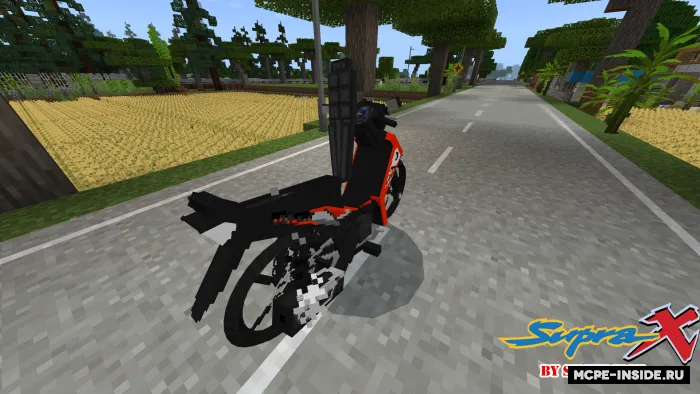 Honda Supra X 125 — Minecraft mod, rasm 3