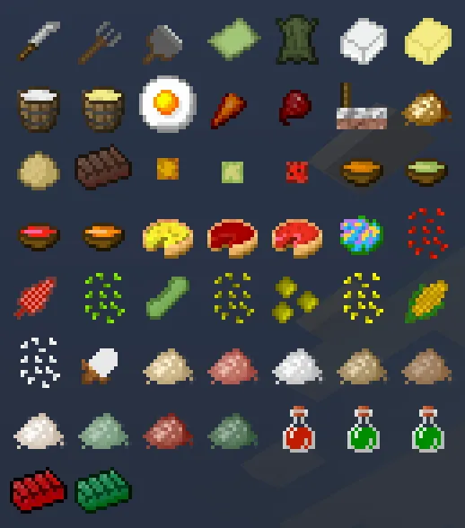 Vegetarian yo'li — Minecraft mod, rasm 2