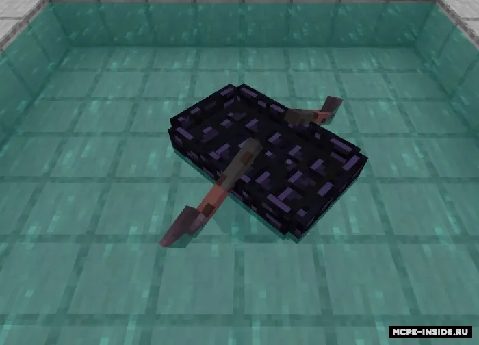Obsidian qayiq — Minecraft mod, rasm 1