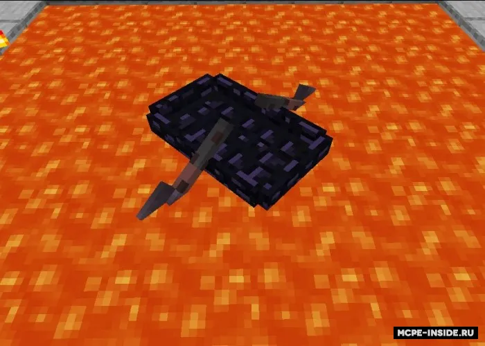 Obsidian qayiq — Minecraft mod, rasm 2