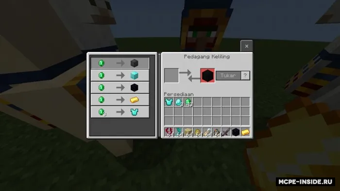 Sayohat qiluvchi savdogar bilan ajoyib bitimlar — Minecraft mod, rasm 4