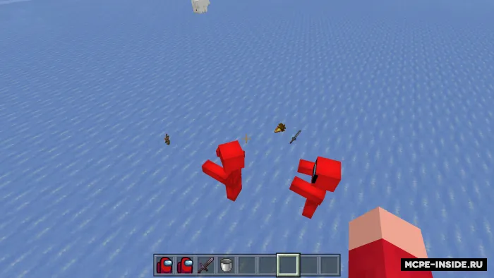 Imposter va ekipaj a'zosi — Minecraft mod, rasm 1
