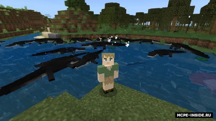 Timsohlar va alligatorlar — Minecraft mod, rasm 2