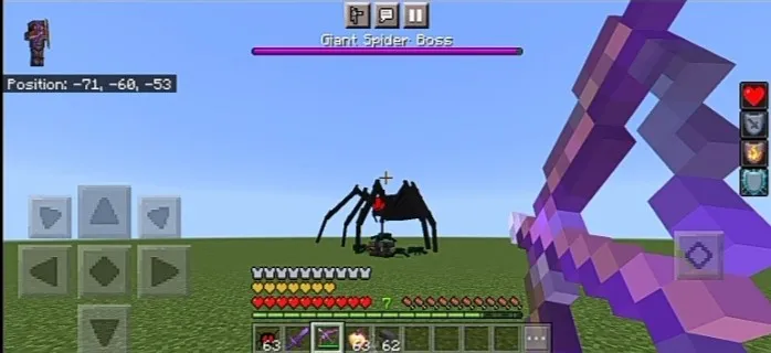 Gigant o'rgimchak — Minecraft mod, rasm 3