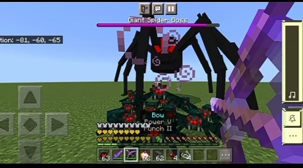 Gigant o'rgimchak — Minecraft mod, rasm 4
