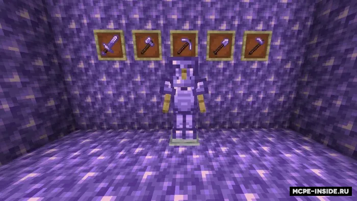 Vanil qurollar — Minecraft mod, rasm 2