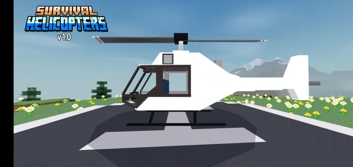 Vertolyotlar — Minecraft mod, rasm 2