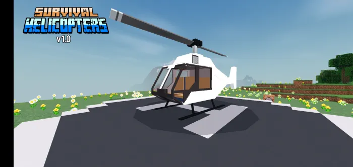 Vertolyotlar — Minecraft mod, rasm 3