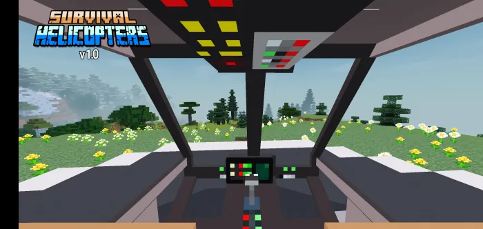 Vertolyotlar — Minecraft mod, rasm 4