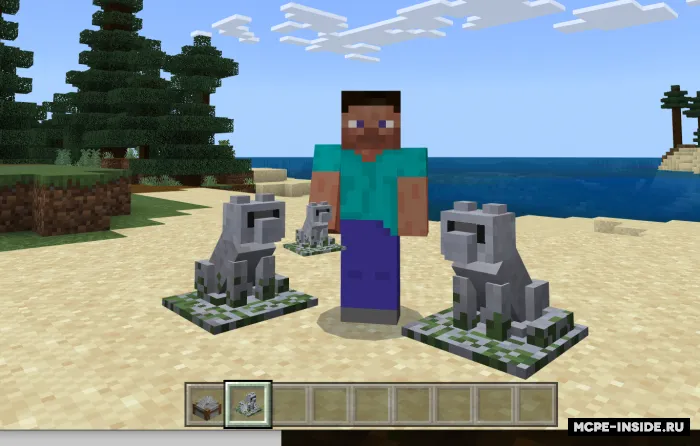 Mushuk haykali — Minecraft mod, rasm 3