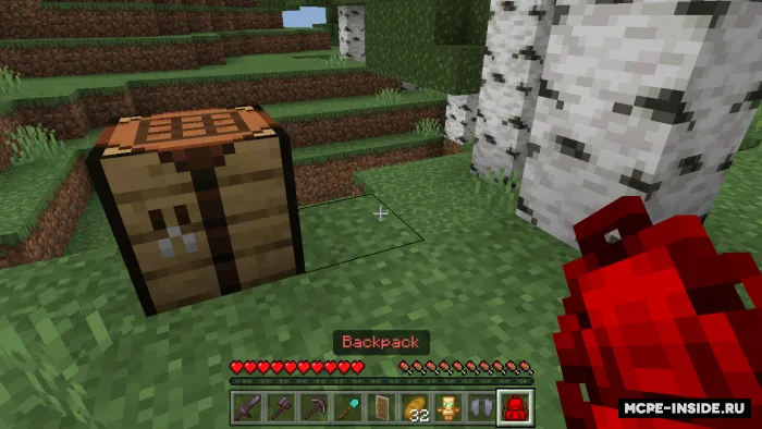 Ko'p funksiyali ryukzak — Minecraft mod, rasm 1