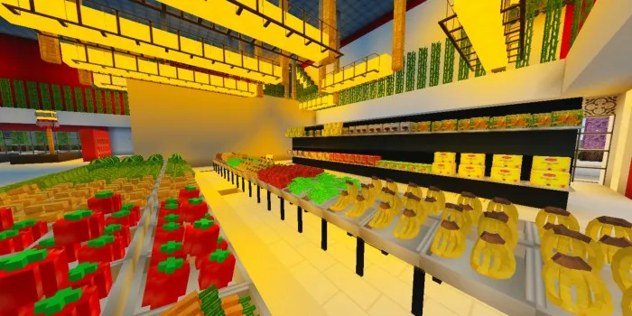 Supermarket jihozlari — Minecraft mod, rasm 3