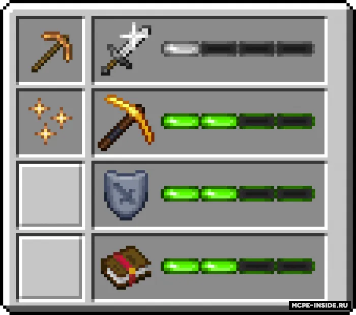Yaltiroq tosh plus — Minecraft mod, rasm 3