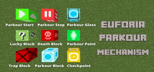 Parkur mexanizmlari — Minecraft mod, rasm 1