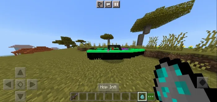 Tezkor qayiq — Minecraft mod, rasm 1