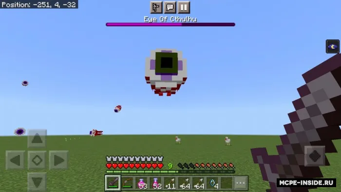 Cthulhu ko'zi — Minecraft mod, rasm 1