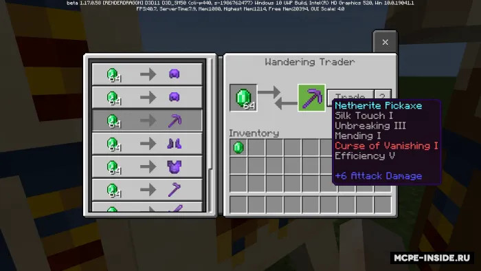 Foydali sayohatchi savdogar — Minecraft mod, rasm 3