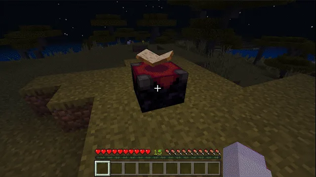 Netherite sehrlash stoli — Minecraft mod, rasm 4