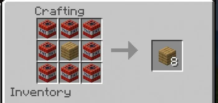 Yashirin dinamit — Minecraft mod, rasm 1