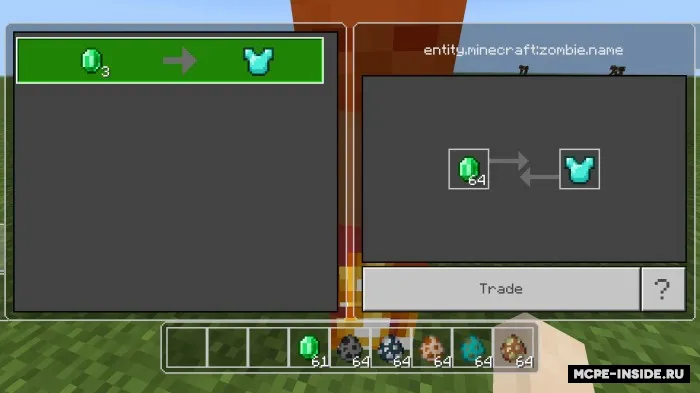 Minecraft, lekin moblar bilan savdo qila olasiz — Minecraft mod, rasm 4