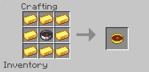 Oltin kompas — Minecraft mod, rasm 2