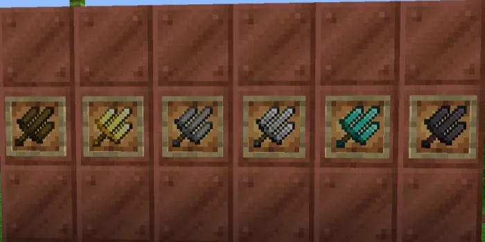 Uchlik qilichlar — Minecraft mod, rasm 1