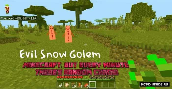 Minecraft, lekin har daqiqada tasodifiy tartibsizlik sodir boʻladi — Minecraft mod, rasm 3