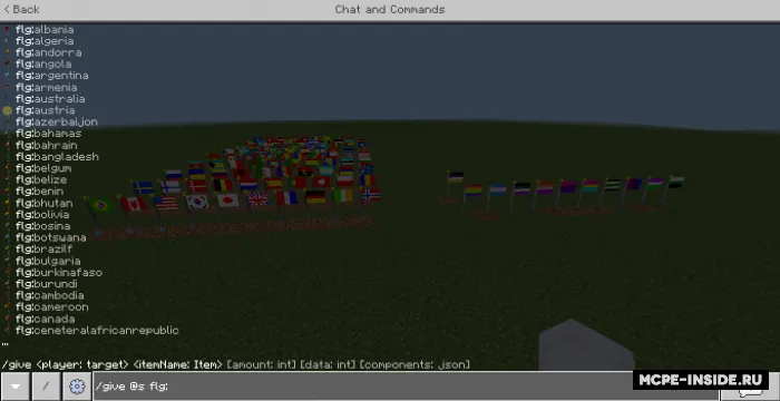 Bayroqlar — Minecraft mod, rasm 1